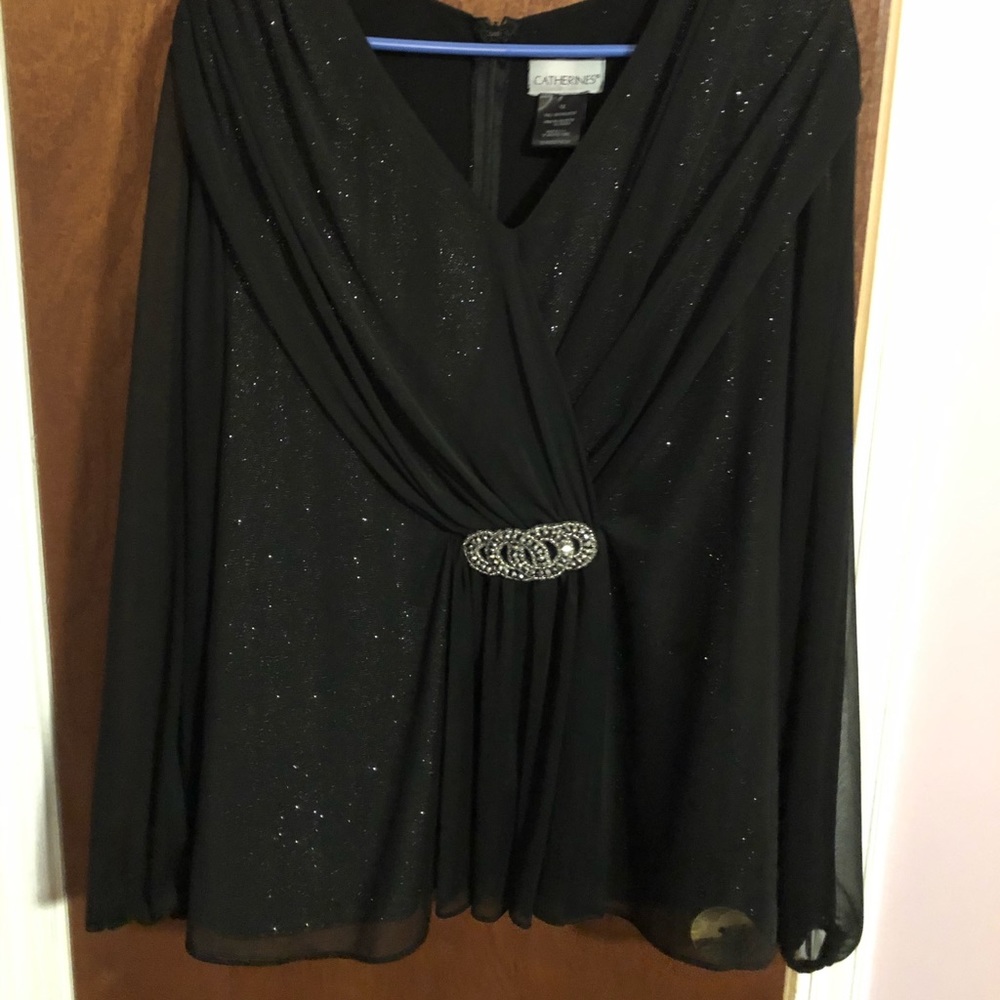 Black dress top